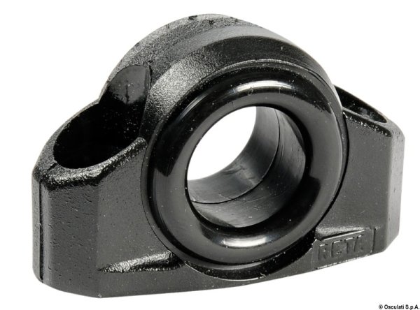 Passascotte nylon nero 17 mm - 58.141.93